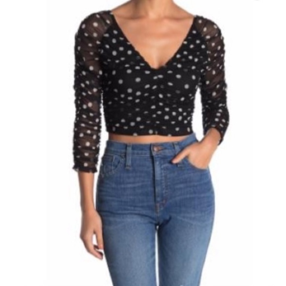 Free Press Ruched Crop Top - NWT